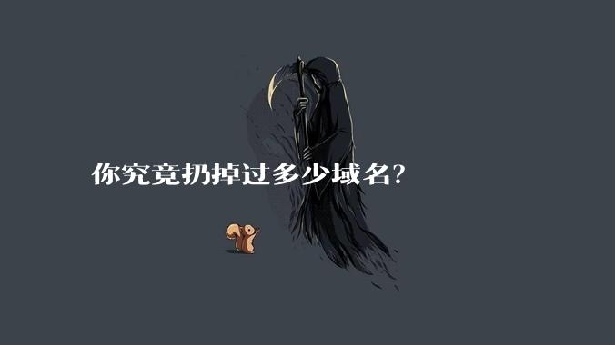 你究竟扔掉过多少域名？