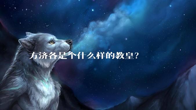 方济各是个什么样的教皇？